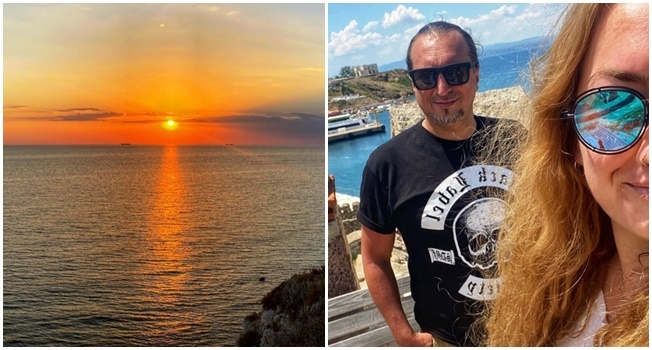Rock müziğin başarılı isminin Bozcaada keyfi