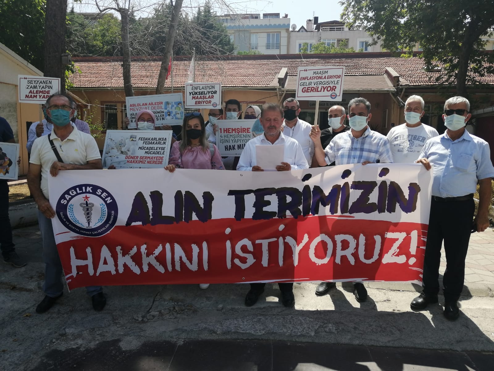 Taleplerini dile getirdiler (videolu haber)