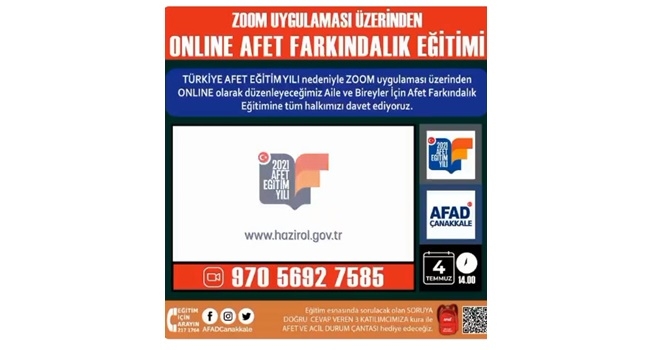 AFAD’dan afet farkındalık eğitimi (videolu haber)