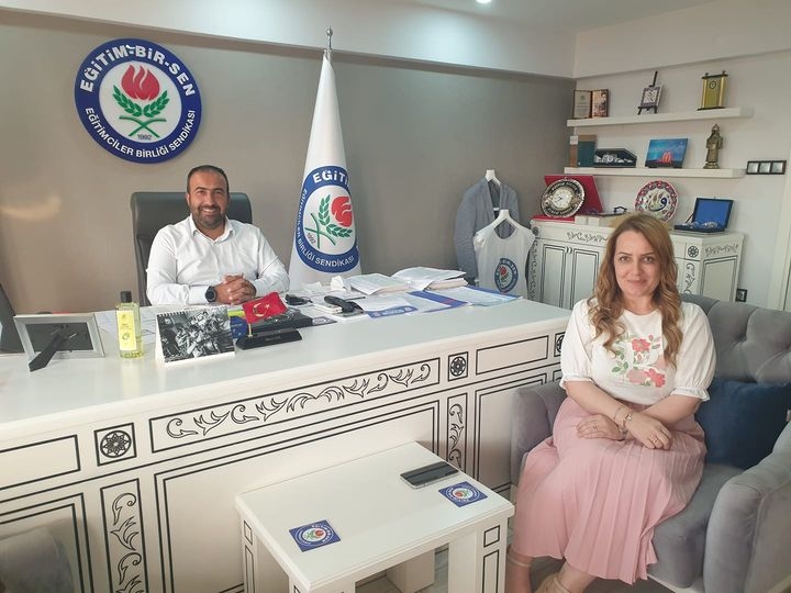 “Nazik ziyareti nedeni ile teşekkür ederim”