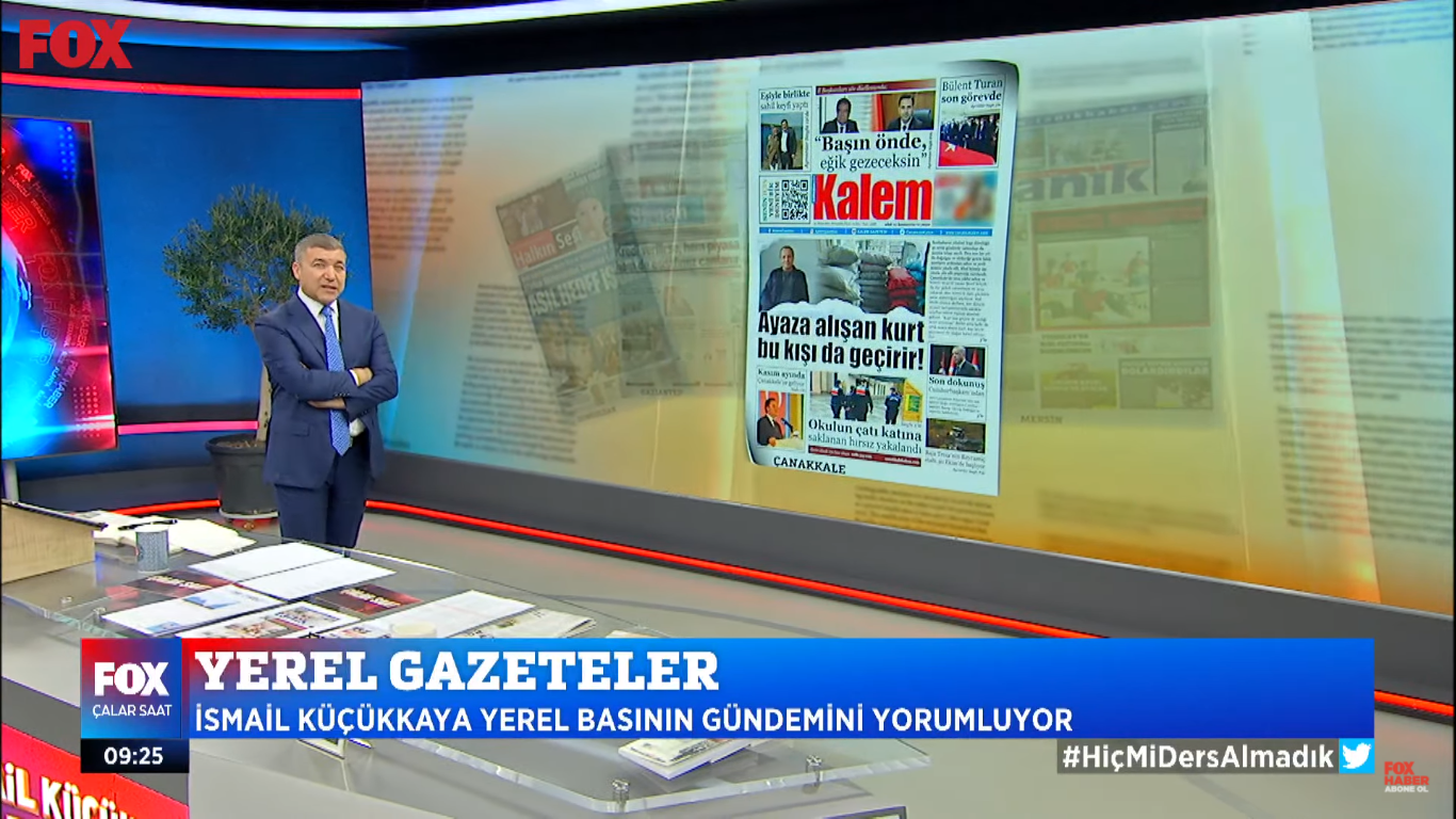 Kalem Gazetesi yine Fox Tv'de! (vidolu haber)