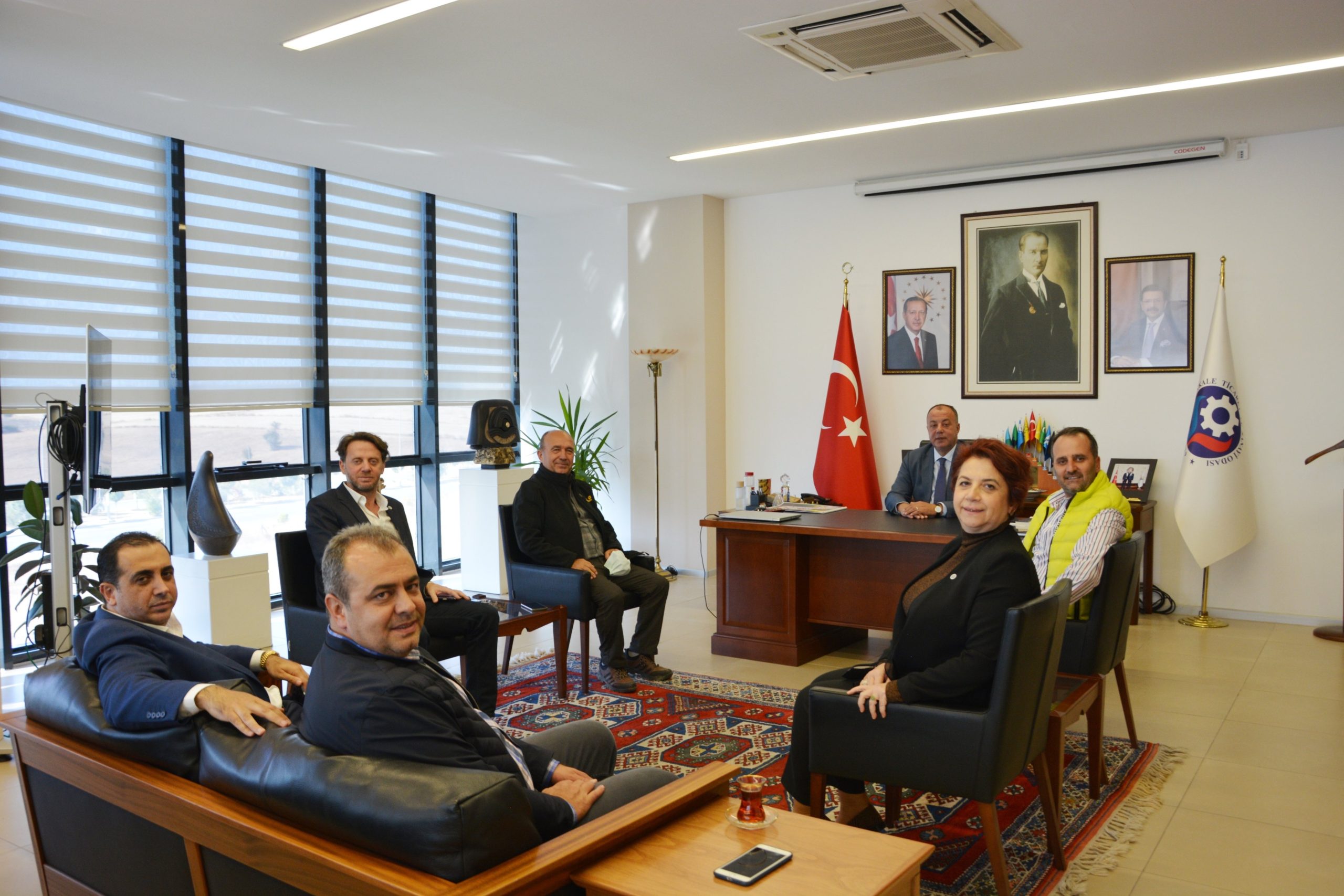 Troya Zeytinyağı Festivali yönetiminden ÇTSO’ya ziyaret