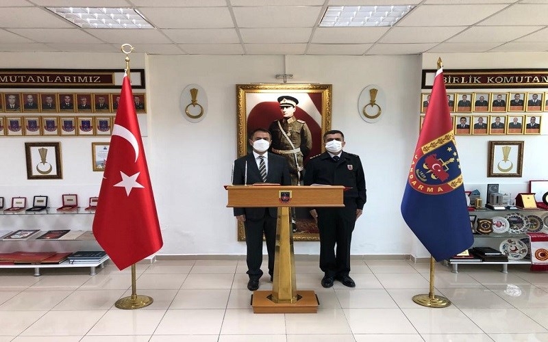 Vali Aktaş’tan İl Jandarma Komutanlığı’na ziyaret