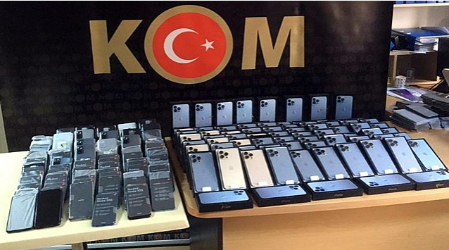 Eş zamanlı dev operasyon: 70 gözaltı, bin 145 adet kaçak telefon