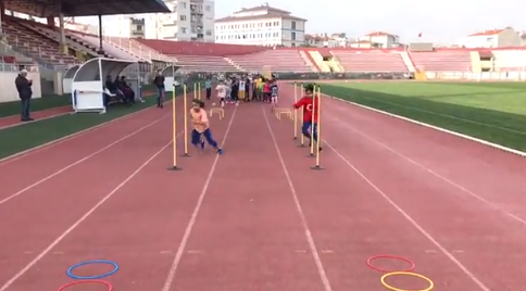 Atletizm antrenmanları devam ediyor