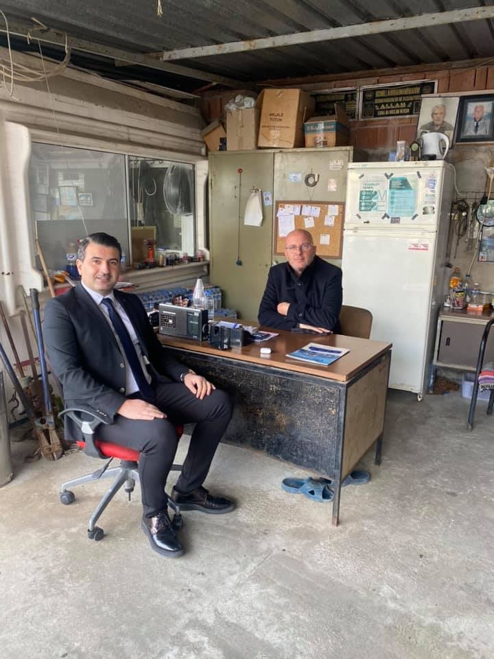İlçe Başkanını ziyaret etti