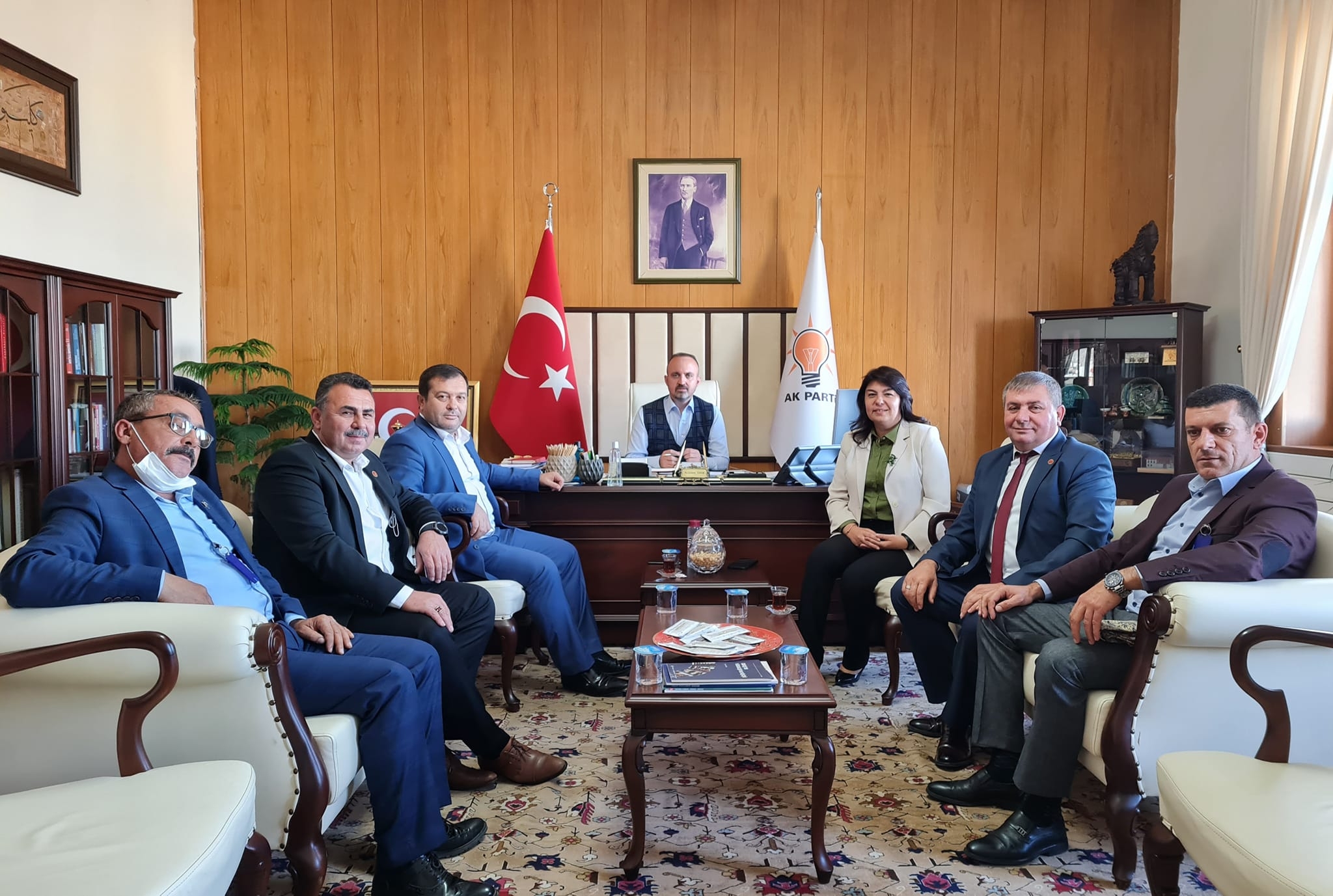 Muhtarlardan Turan’a ziyaret