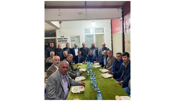 Gökçalı köyünde vatandaşın derdini dinlediler