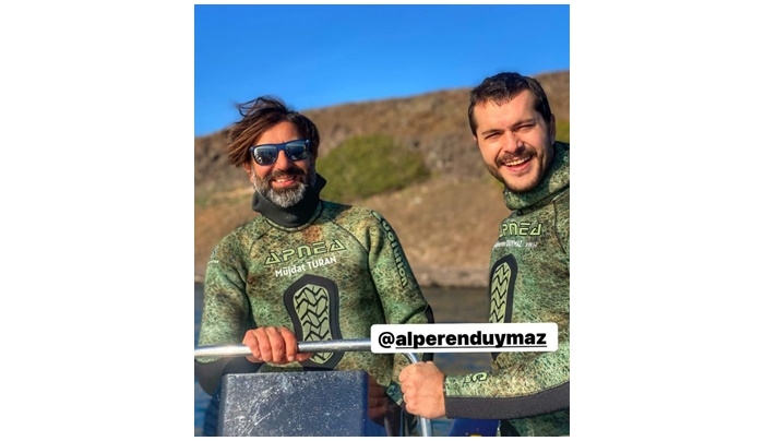 Alperen Duymaz ile balık tuttu