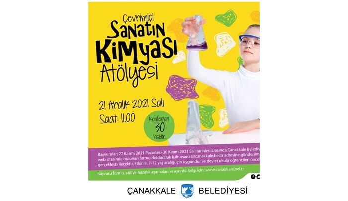Çocuklara ‘sanatın kimyası’ anlatılacak