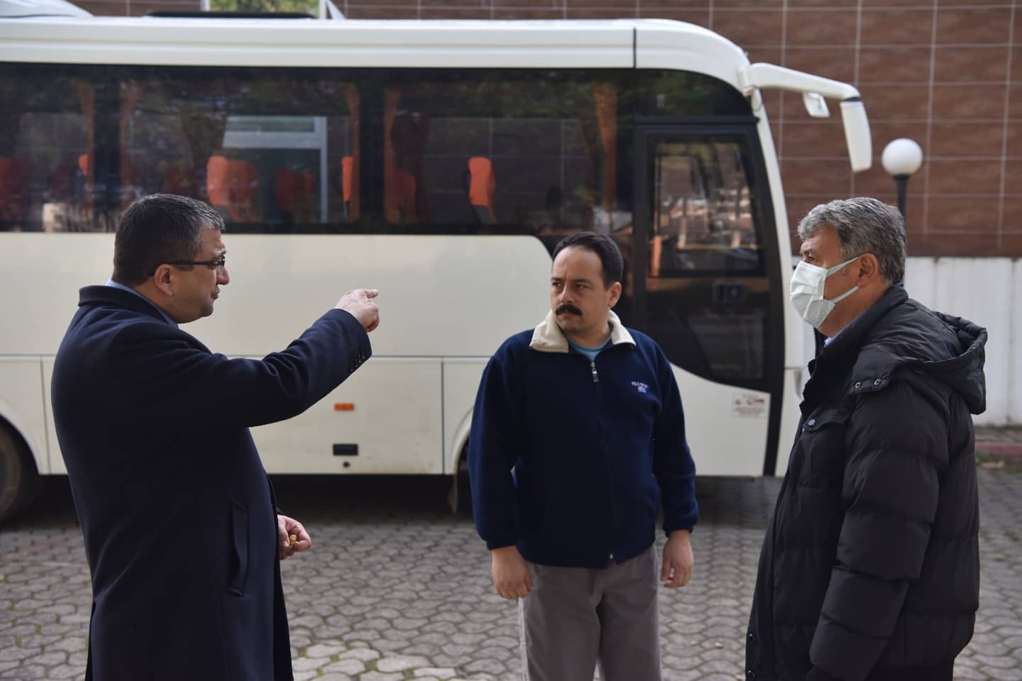 Trafik sorunu için muhtara ziyaret