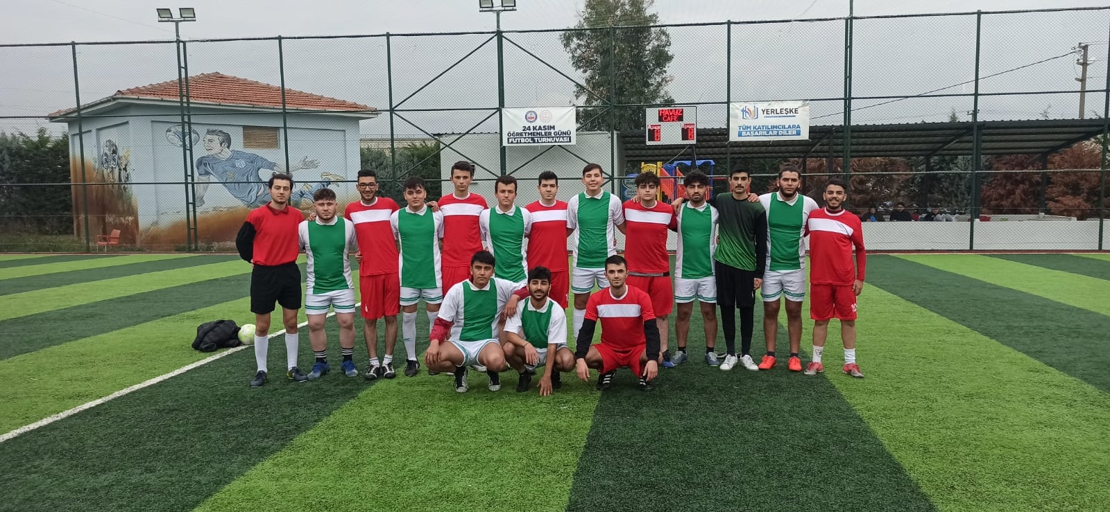 Futbol turnuvası düzenlediler