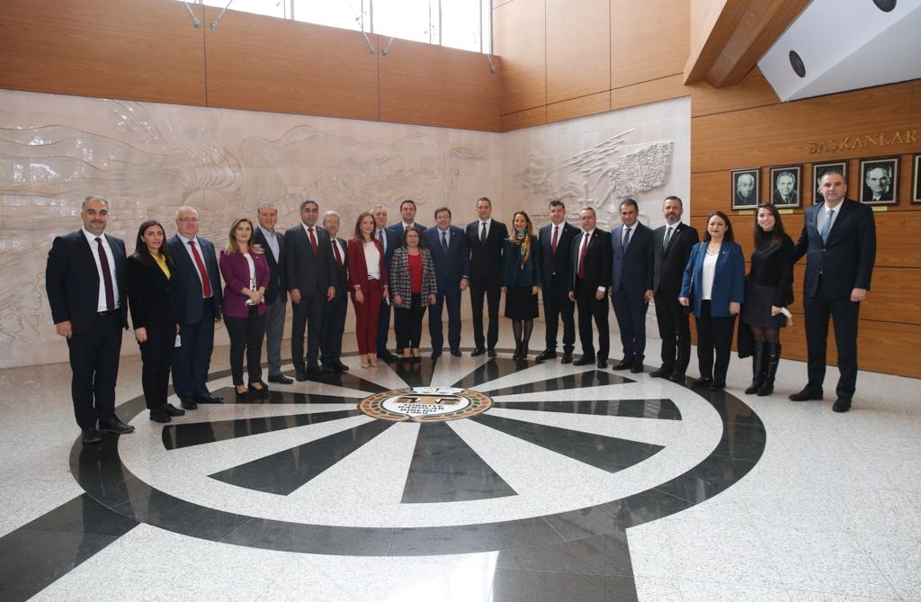 TBB Başkanı Sağkan’a ‘hayırlı olsun’ ziyareti