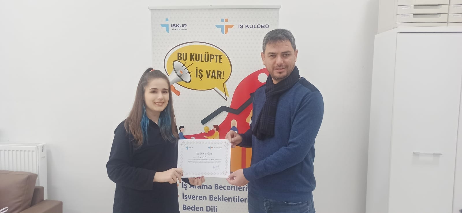 Öğrencilere sertifikaları verildi