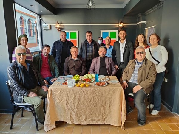 Çiğköfte açılışına katıldı