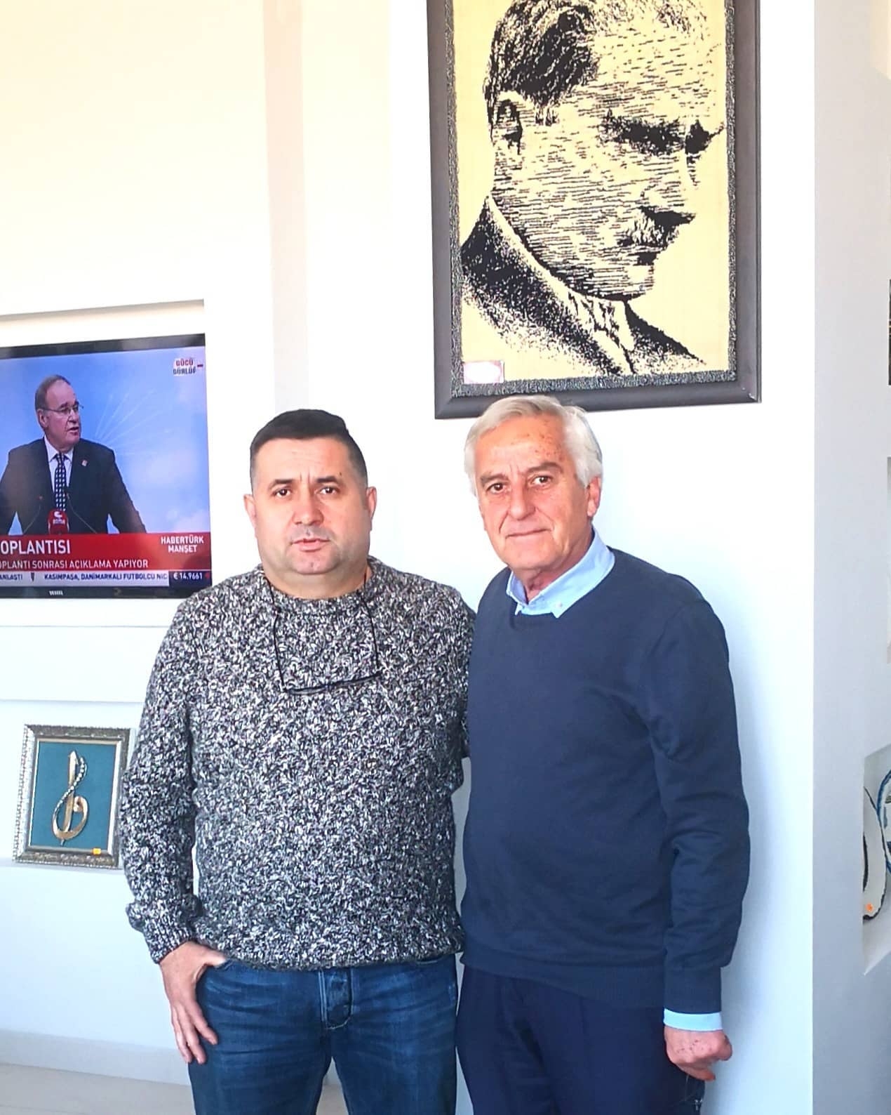 Misafirlerini ağırladı