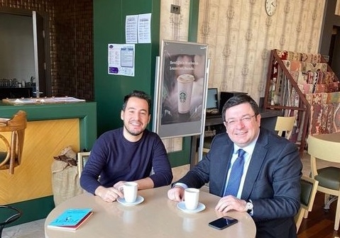 İzmir’den dönerken kısa bir mola