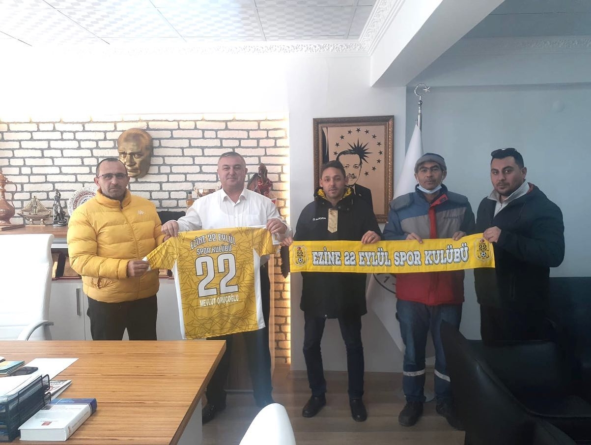 Ezine 22 Eylül Spor Kulübünden ziyaret