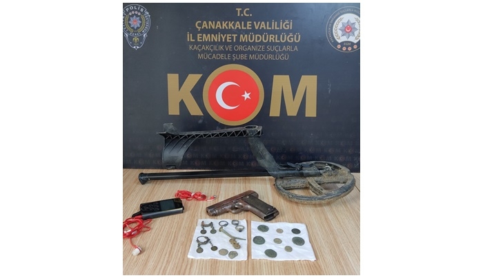 Çok sayıda tarih eser arama cihazı ele geçirildi