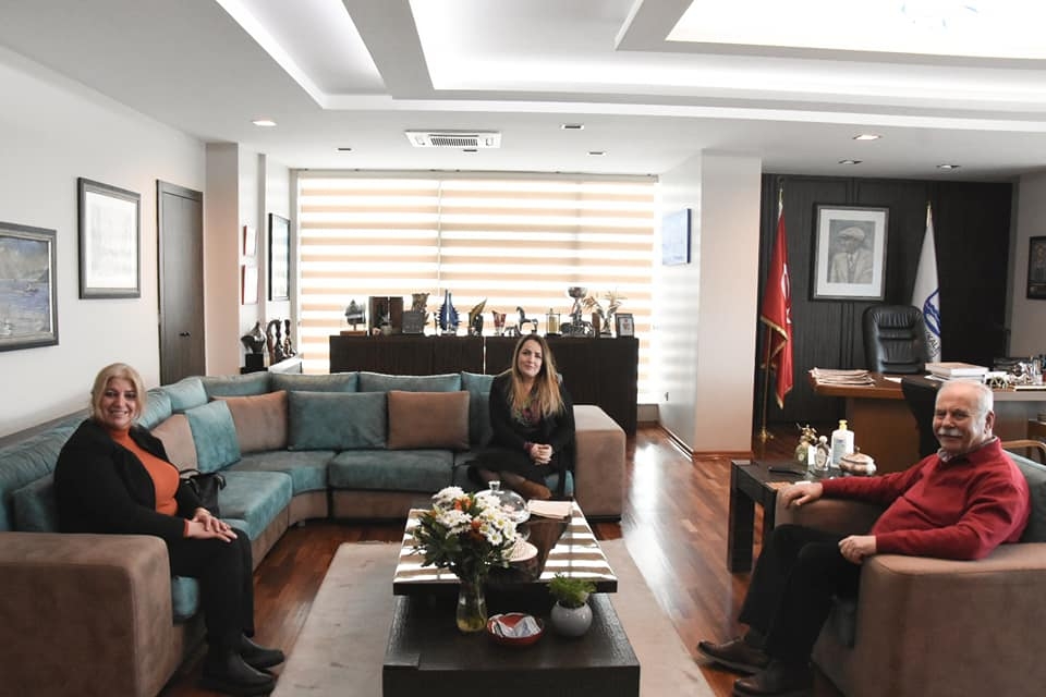 Başkan Gökhan misafirlerini ağırladı