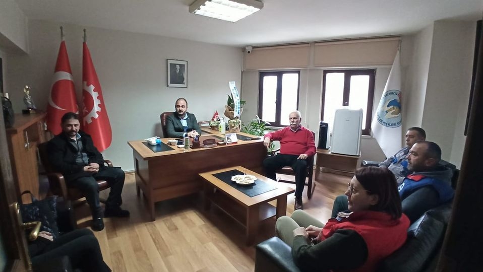 Başkan Gökhan DİSK’i ziyaret etti