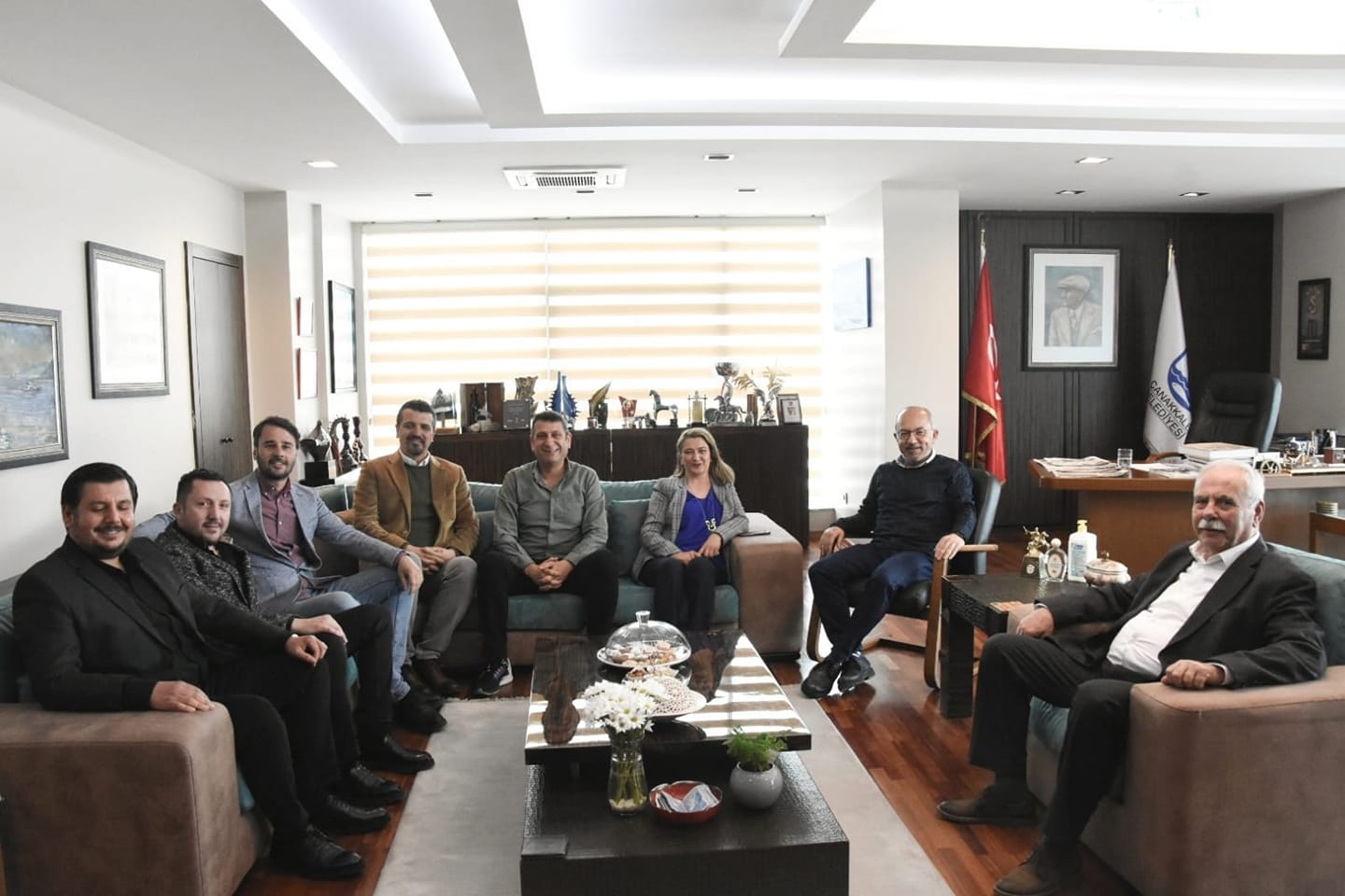 Güven tazeleyen Çetin’den Başkan Gökhan’a ziyaret