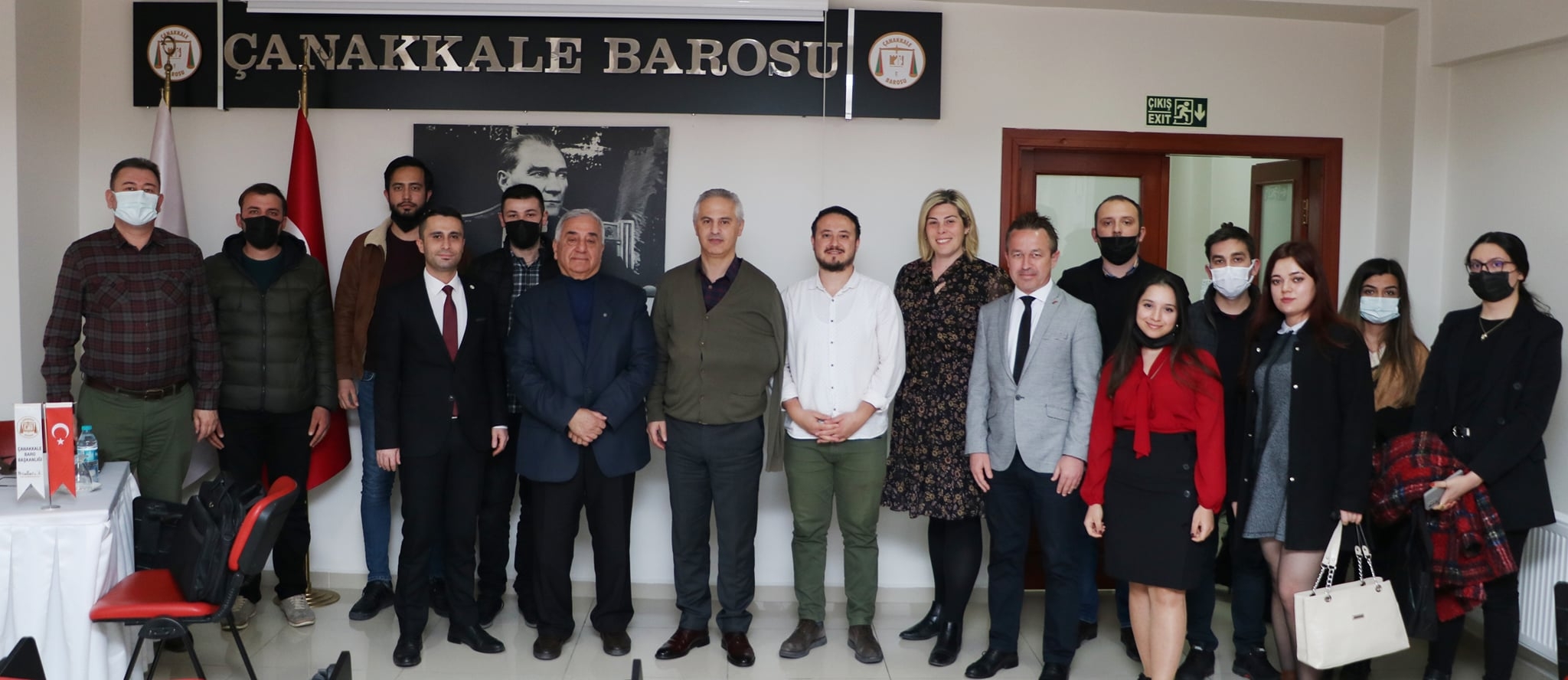 Baro üyeleri söyleşiye katıldı