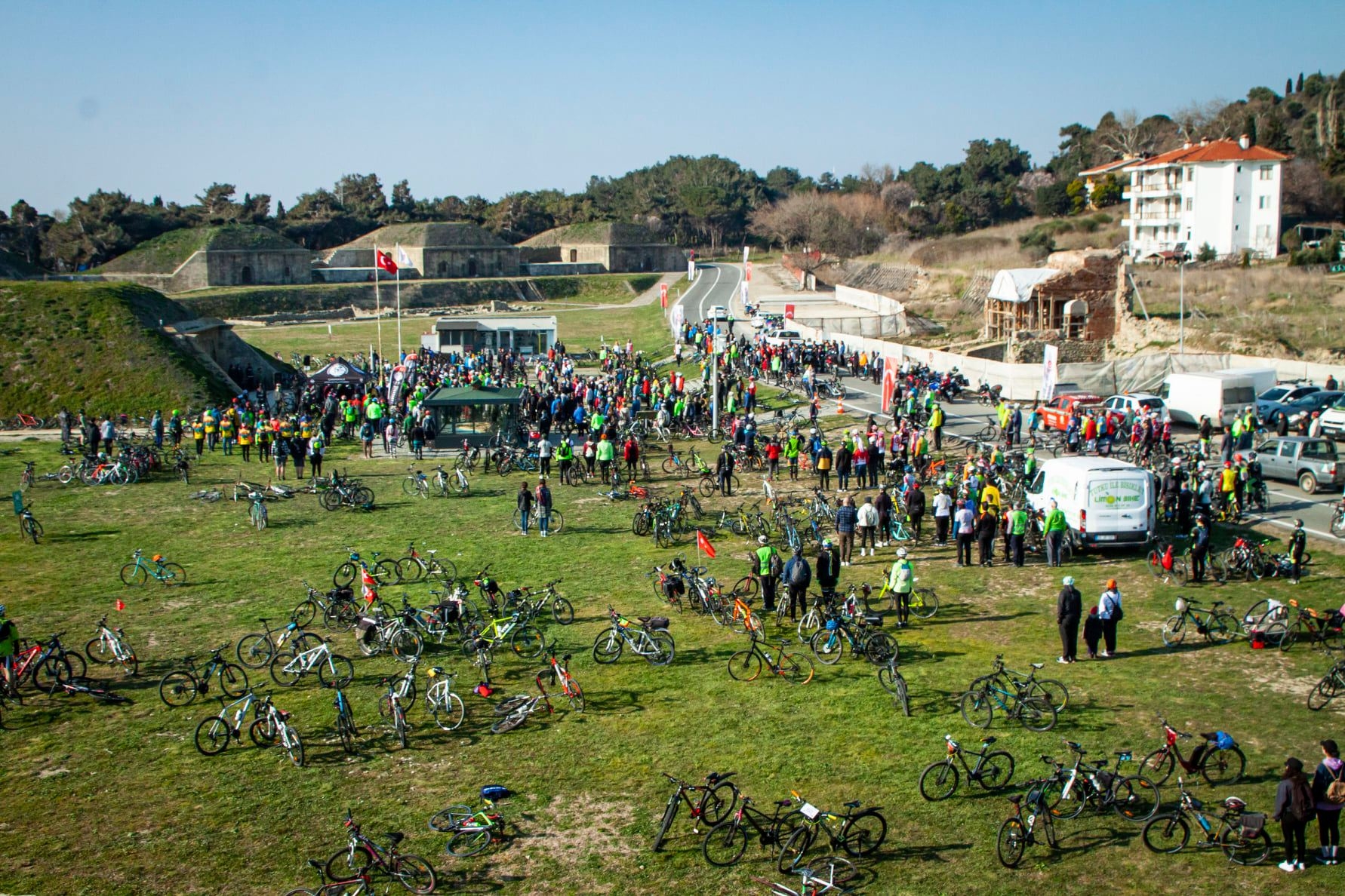 850 kişi pedal çevirdi