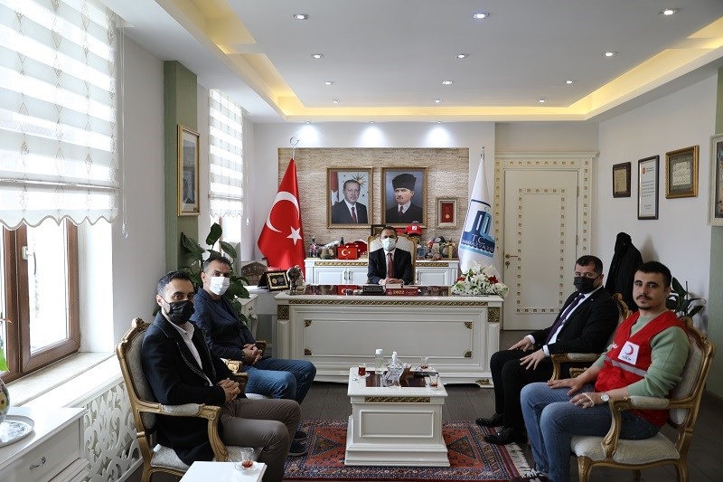 Kızılaydan Vali Aktaş’a ziyaret