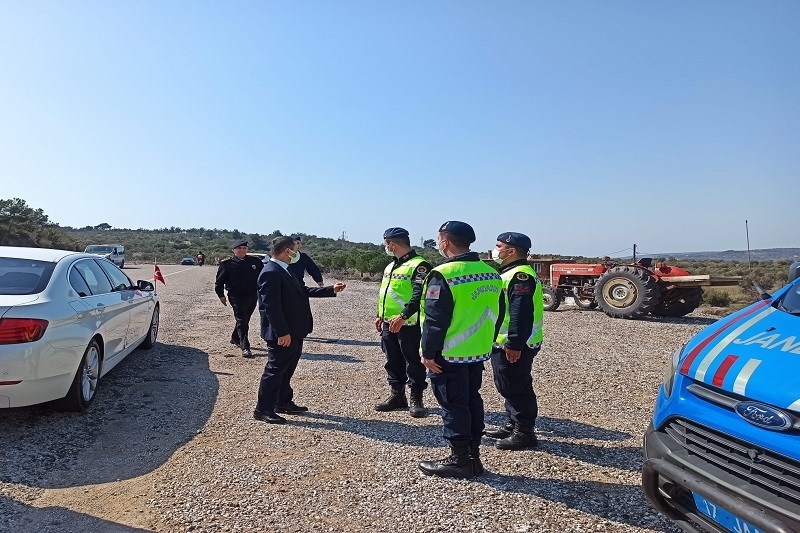 Vali Aktaş Ayvacık’ta temaslarda bulundu