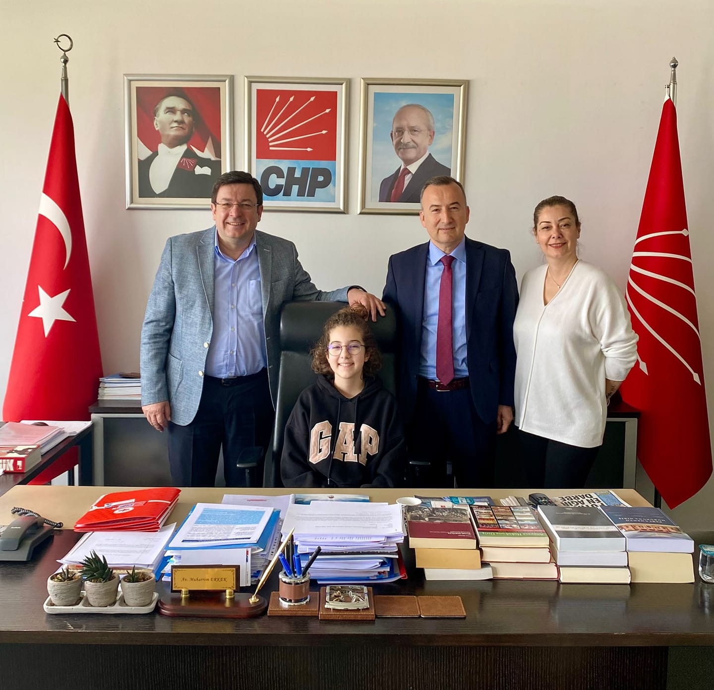 Muharrem Erkek, Şarlan Ailesi'ni ağırladı