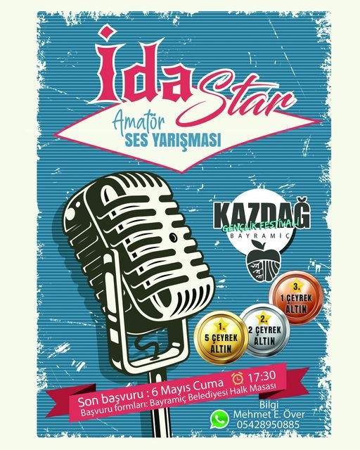 İda Star Amatör Ses Yarışması düzenlenecek