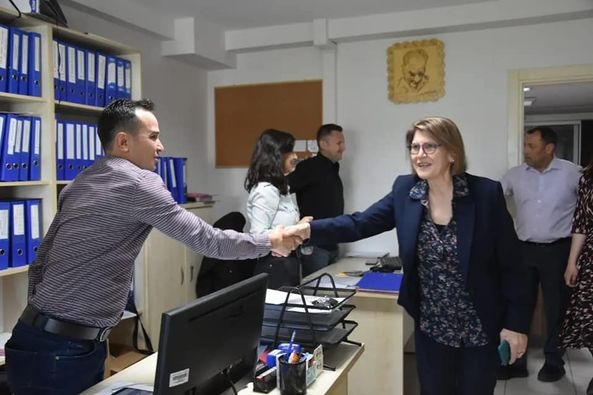 Belediyede bayramlaşma