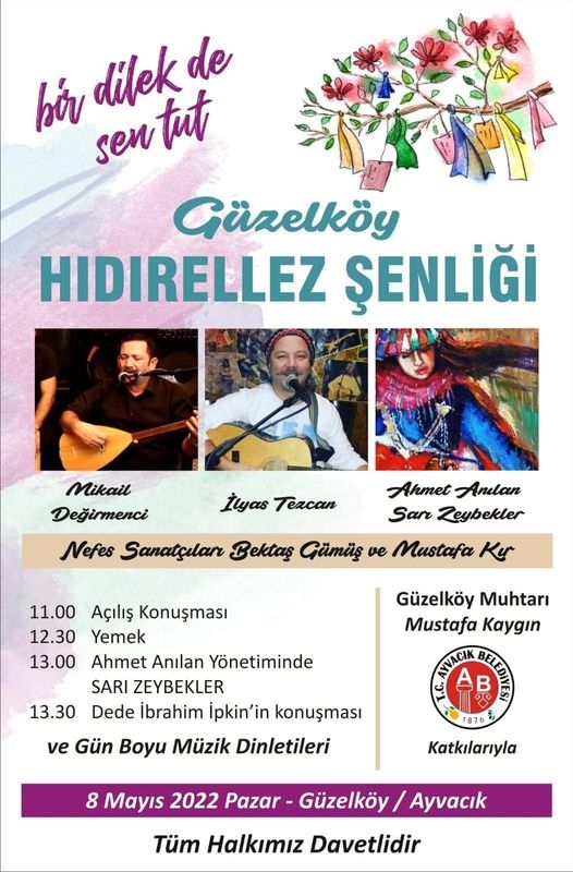 Ayvacık Belediyesinden Hıdırellez etkinliği