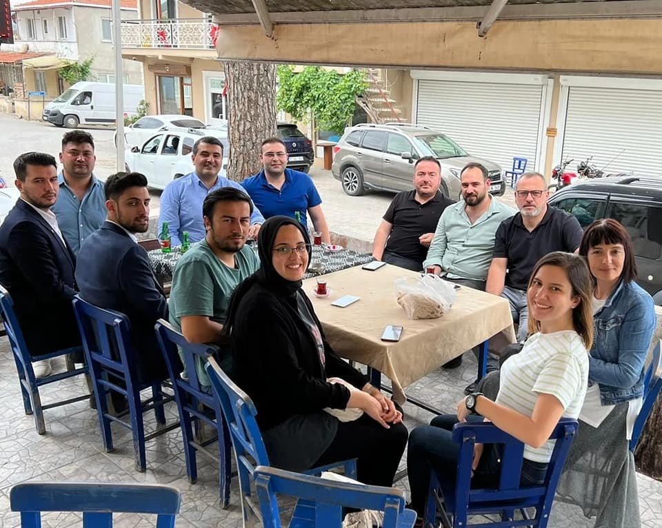 Köy hayrına katıldılar