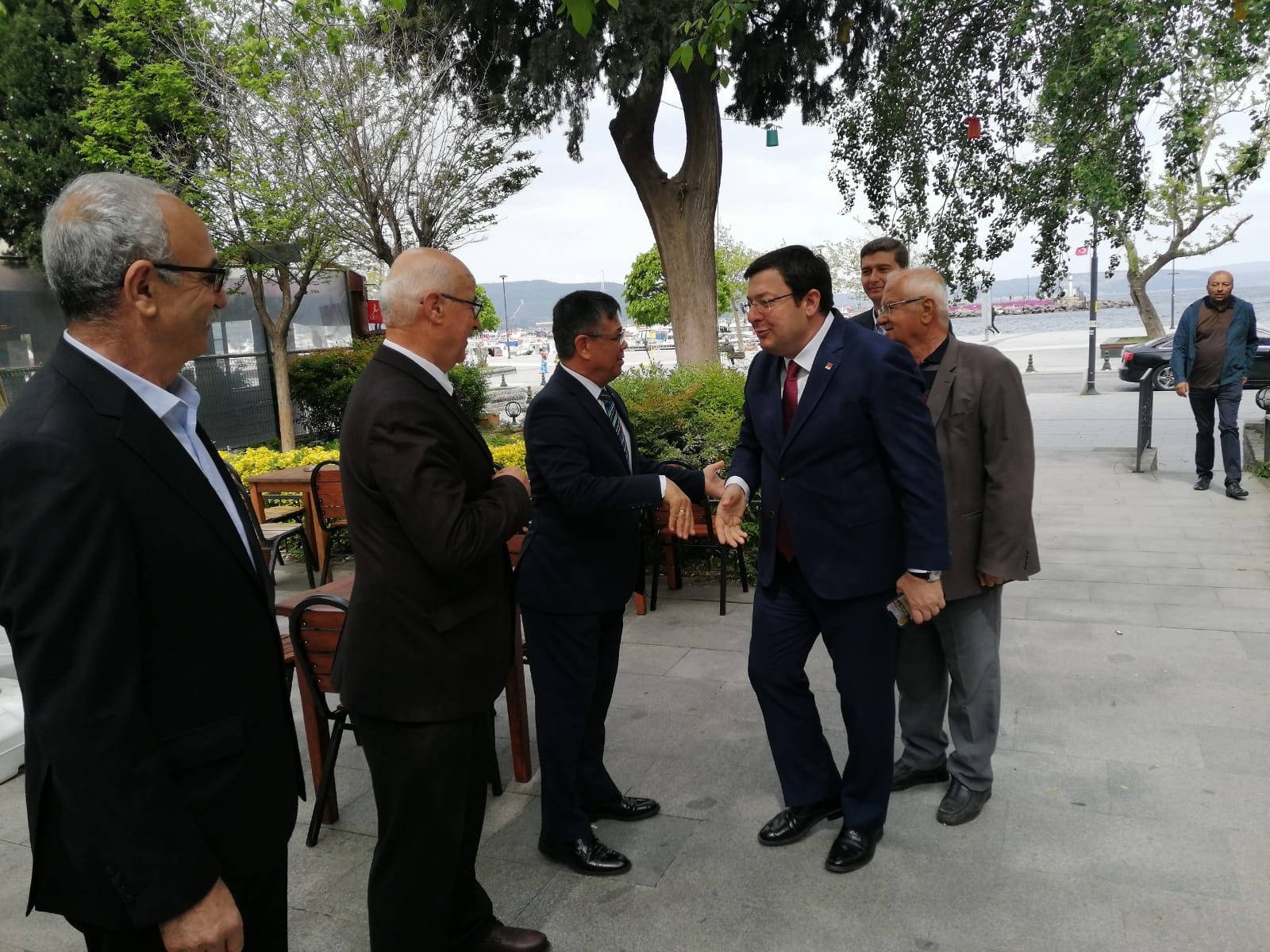 CHP'liler bayramlaştı