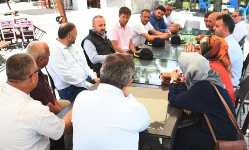 İlçe yönetimiyle Yenice’de buluştu