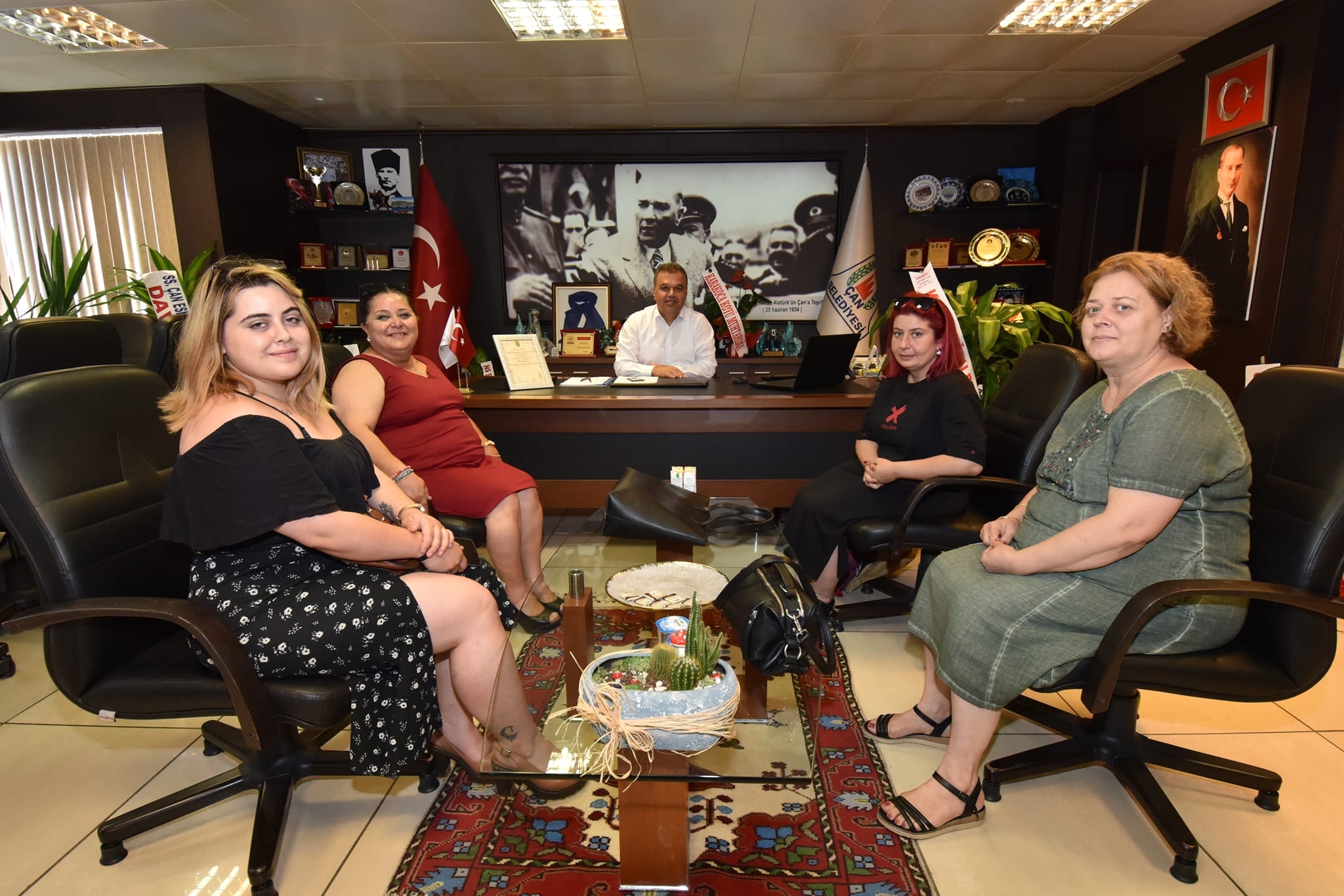 Başkan Vekili Arslan’ı ziyaret ettiler