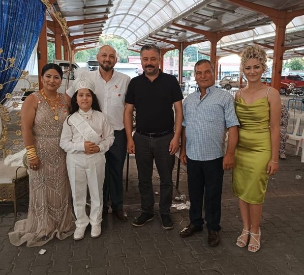 Sünnet törenine katıldı