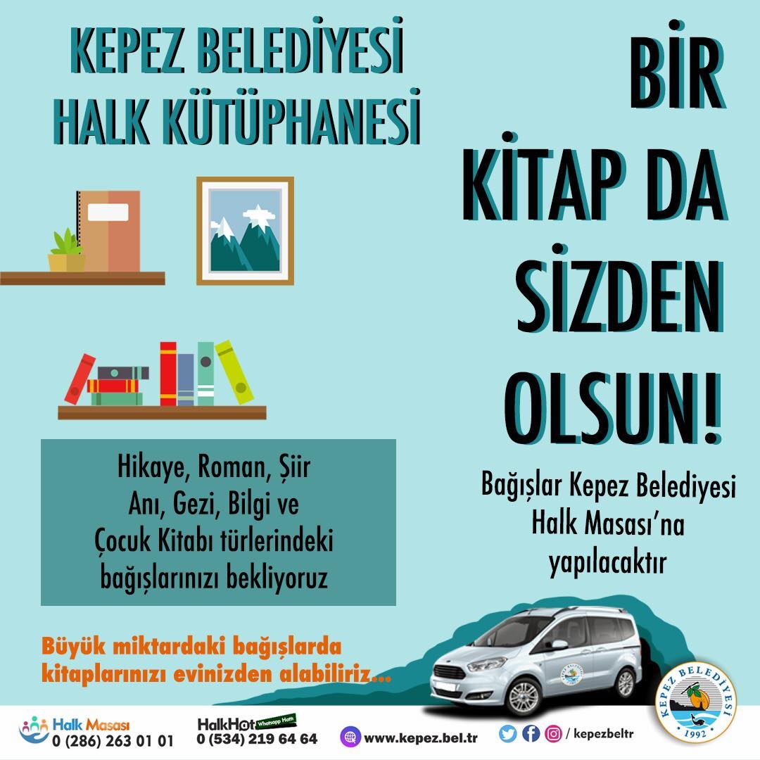 ”Bir kitap da sizden olsun”