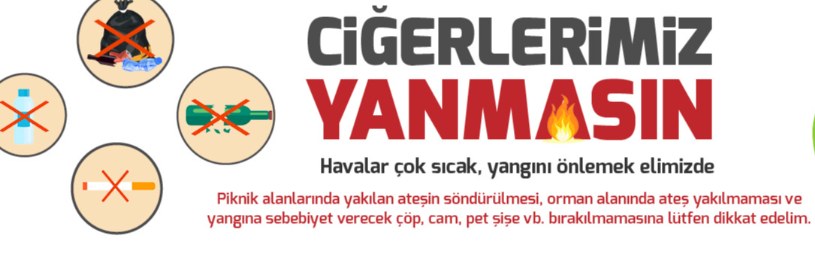 Belediyeden yangın tehlikesine karşı uyarı