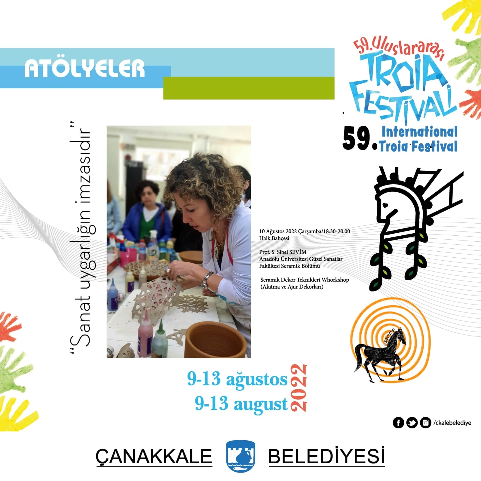 Troia Festivali kapsamında atölyeler başlıyor