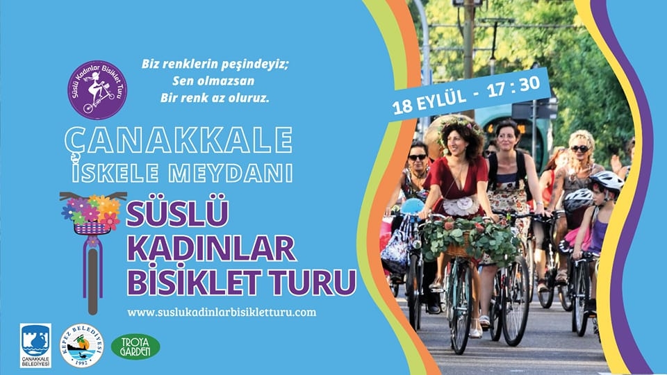 Haydi süslü kadınlar bisiklet turuna!