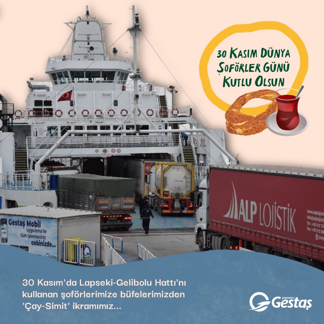 Çay ve simitler GESTAŞ’tan