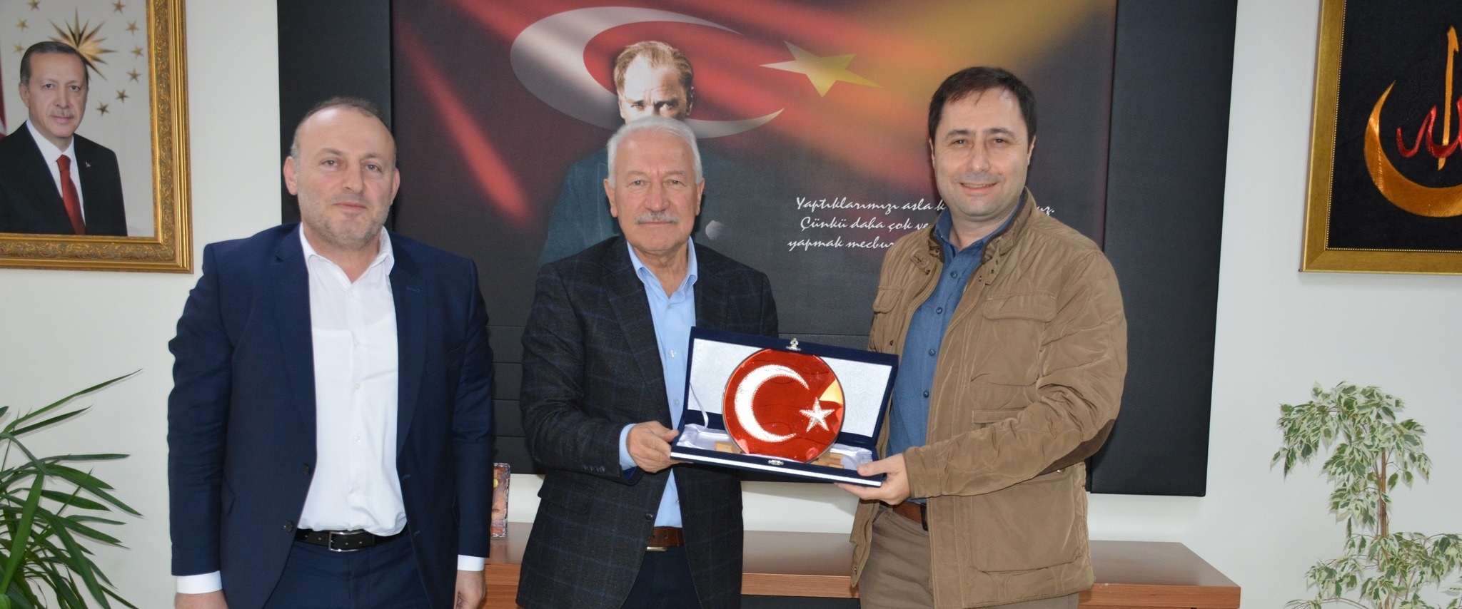 Kürşat Tuna Başkan Yılmaz’ı ziyaret etti