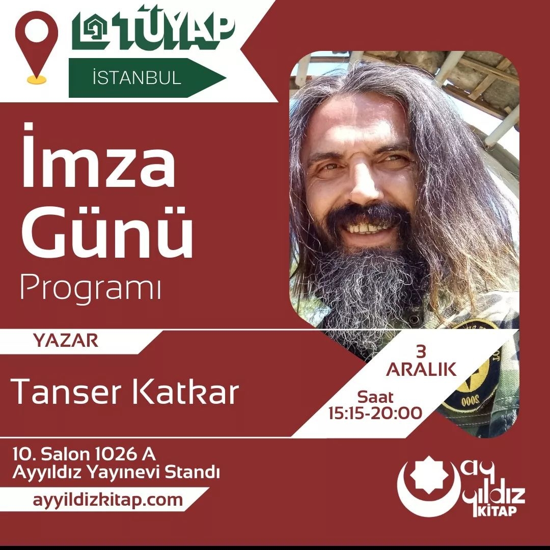 Katkar TÜYAP imza gününe katılıyor