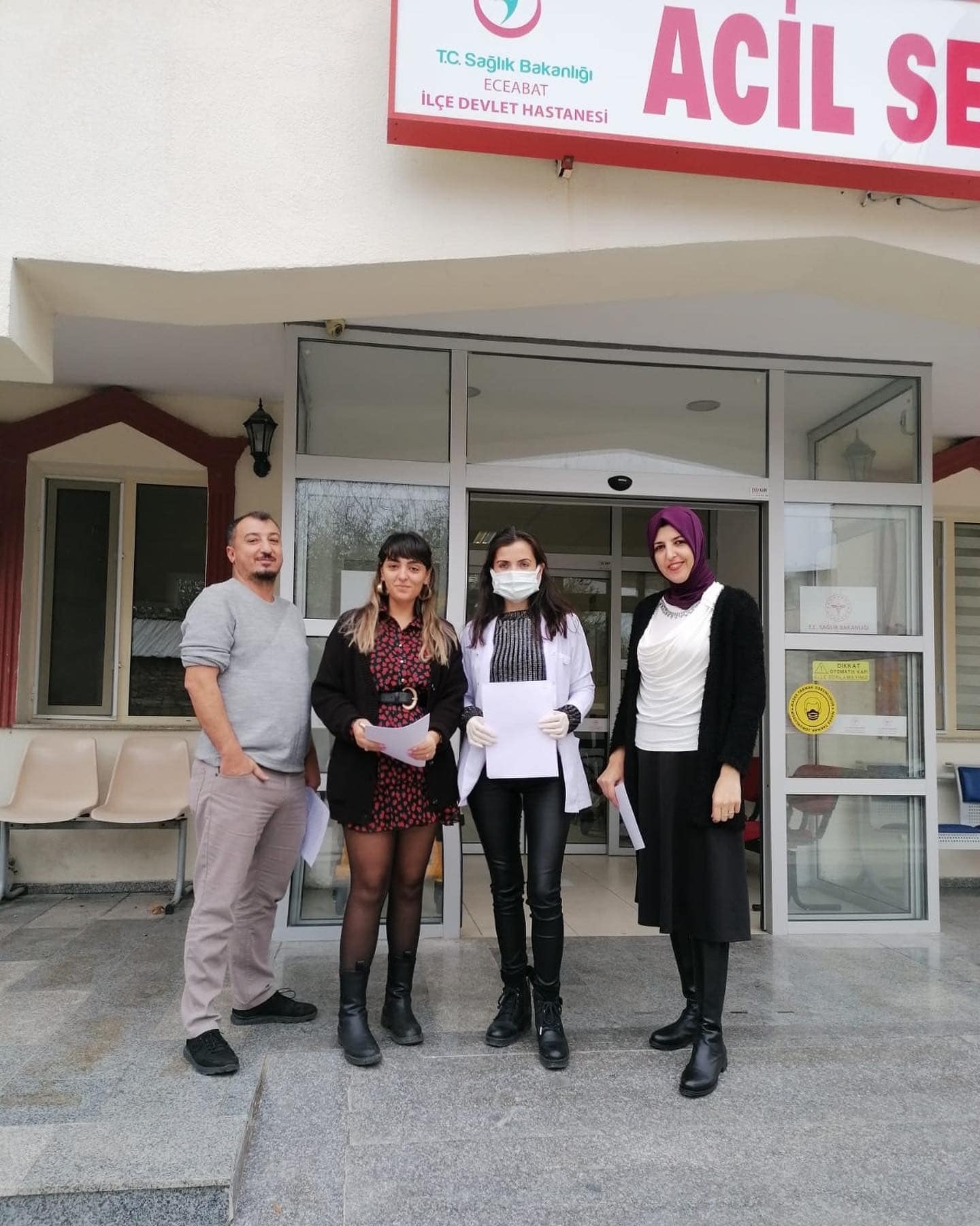 Eceabat Devlet Hastanesinde şiddet farkındalığı