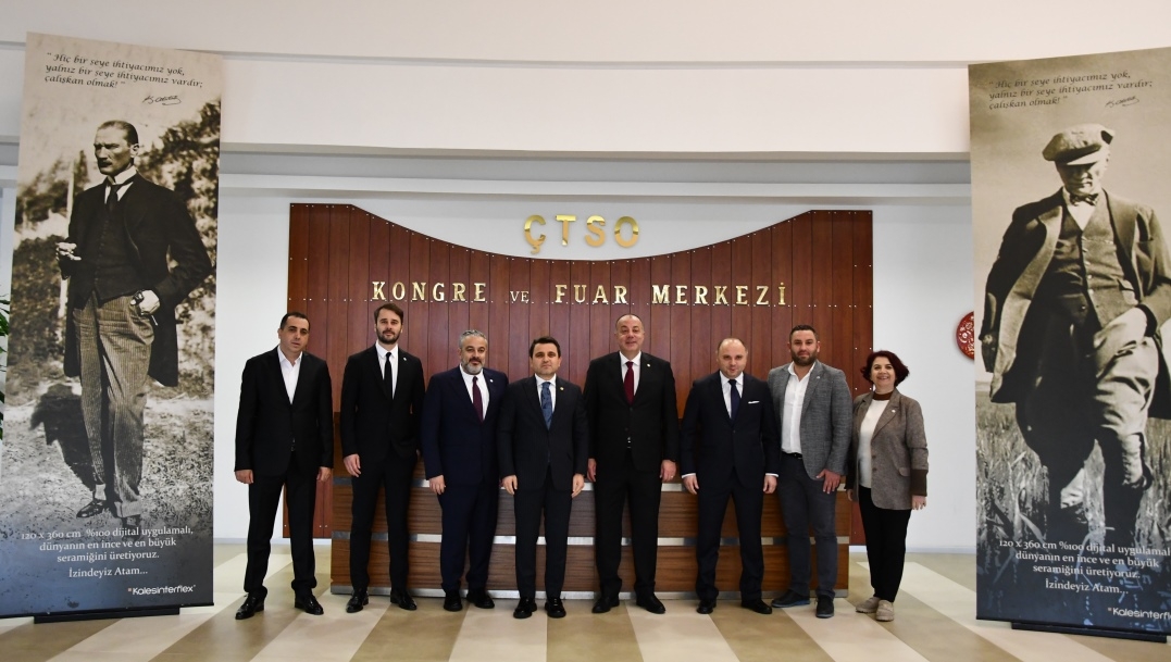 Tarihi Alandan ÇTSO’ya ziyaret