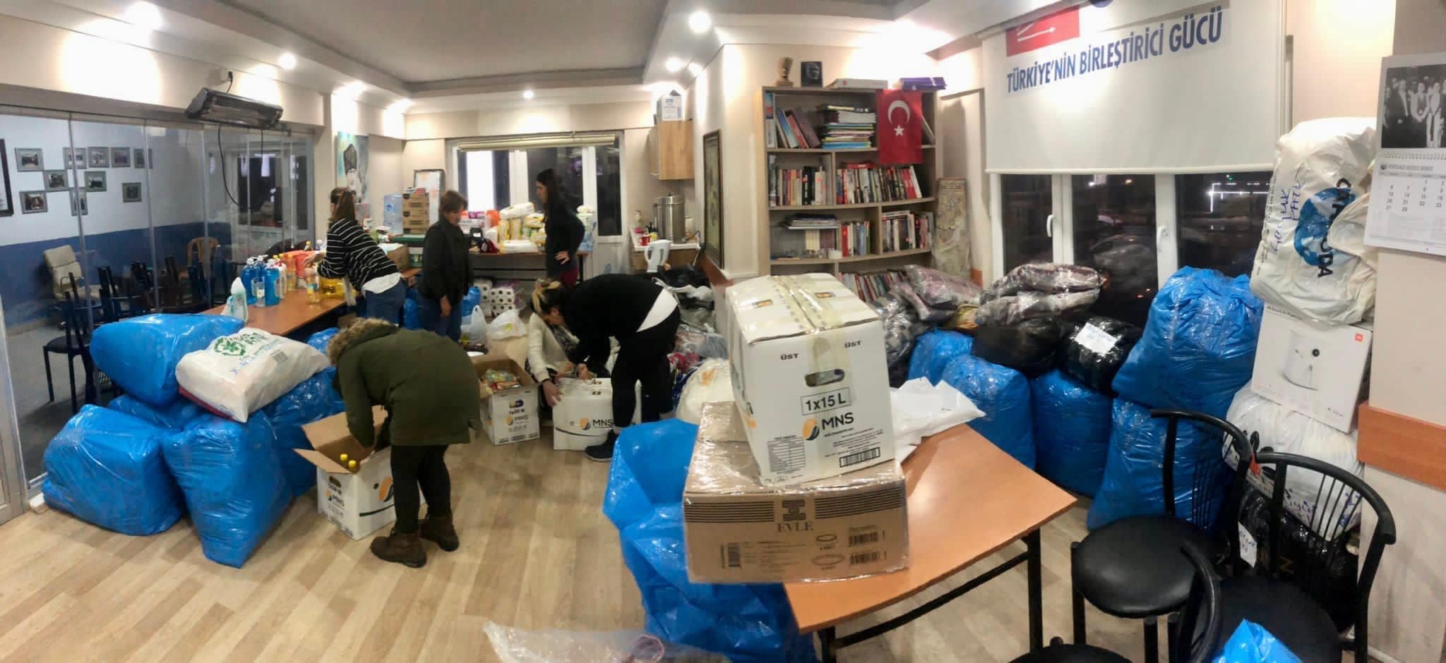 CHP Biga’dan yardım seferberliği