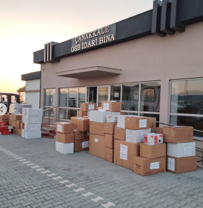 OSB’den deprem bölgesine yardım